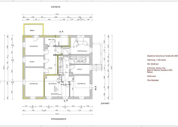 Wohnen In Freiberger Villa! Hochwertige Ausstattung! Balkon Und Stellplatz *